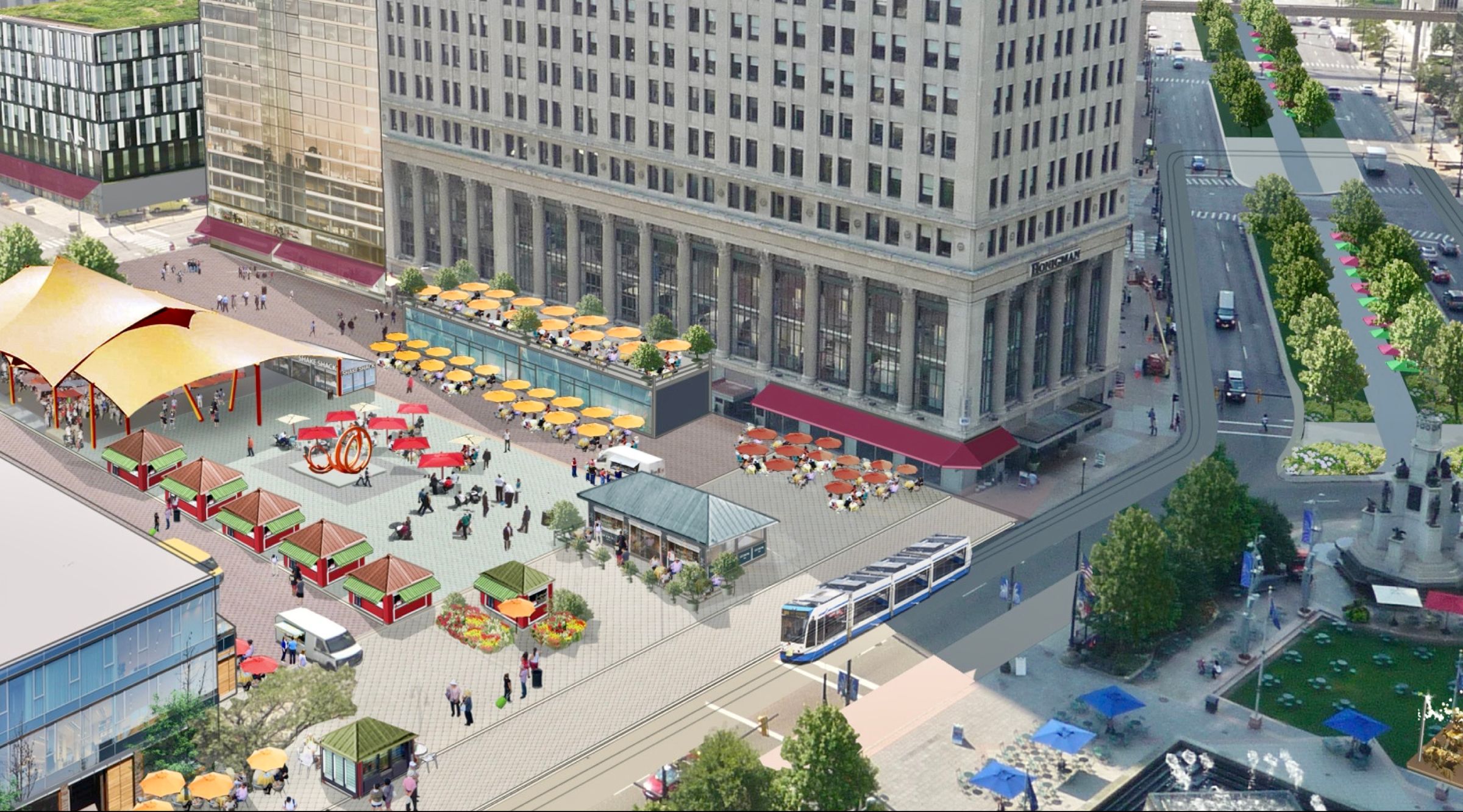 Campus Martius The Catalyst For The Transformation Of Downtown Detroit